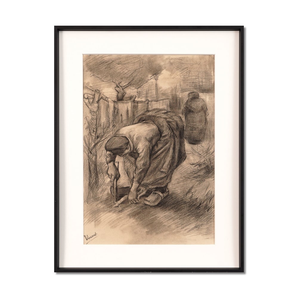 VINCENT VAN GOGH (1853-1890), ATTRIBUTED TO, CHARCOAL ON PAPER (1 of 2)