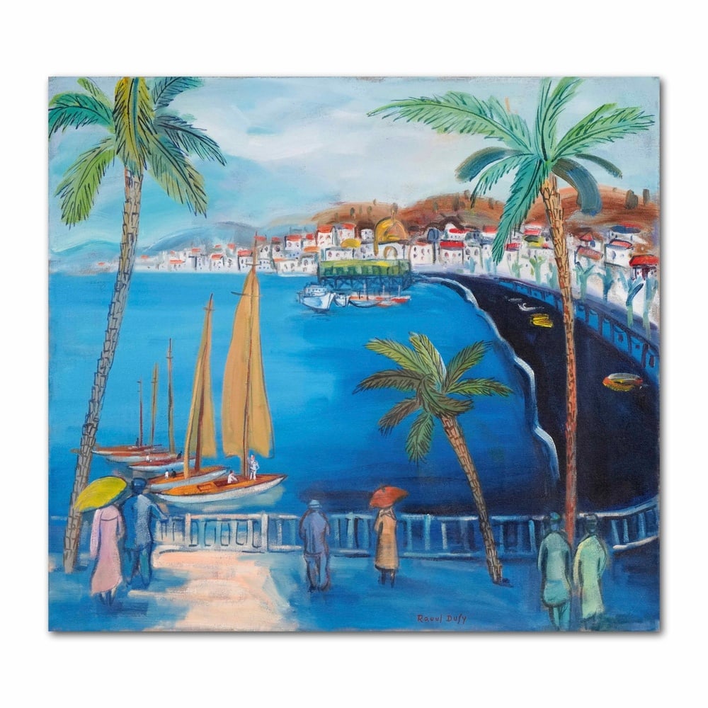 RAOUL DUFY (1877-1953), ATTRIBUTED TO, OIL ON CANVAS (1 of 2)