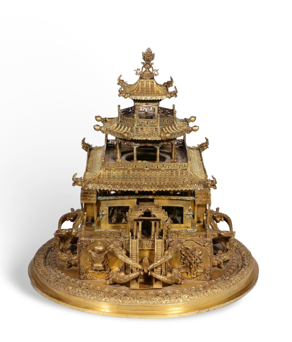 Chinese Gilded CopperTwenty-One Taras Mandala (1 of 14)