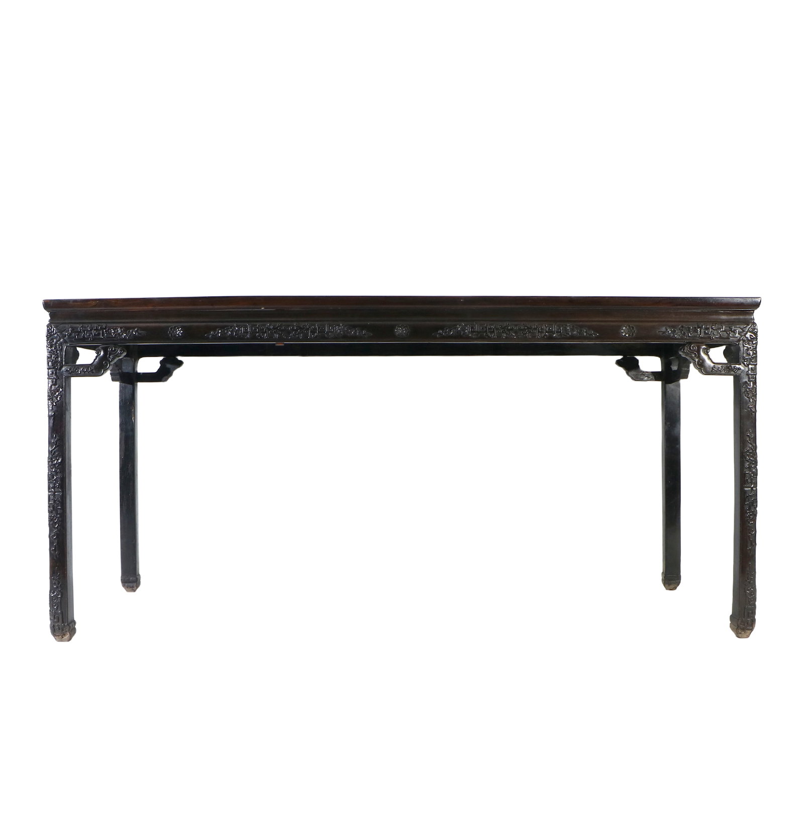 Chinese Qing Dynasty Rosewood Flat-Top Table (1 of 10)