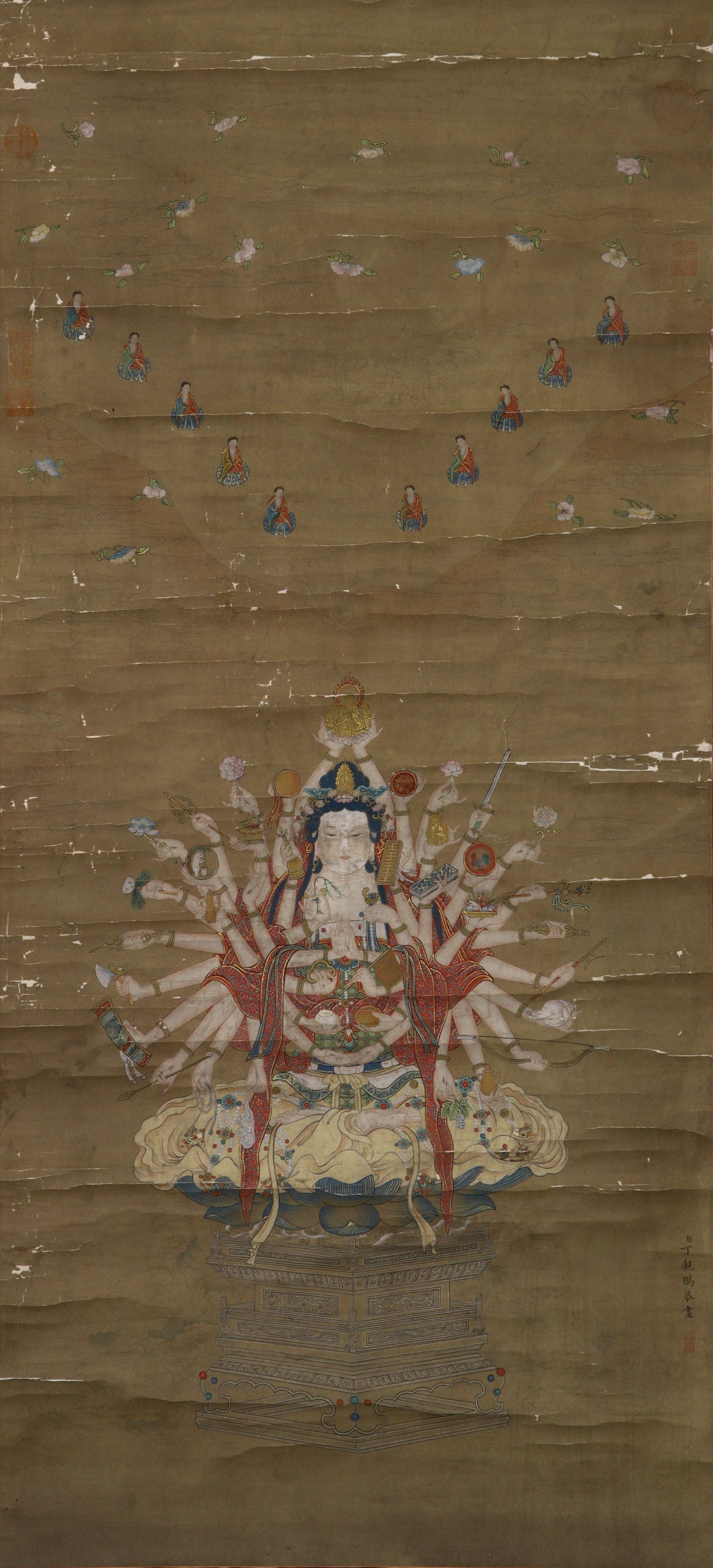 Chinese Ding Guanpeng Mark Buddha statue (1 of 9)