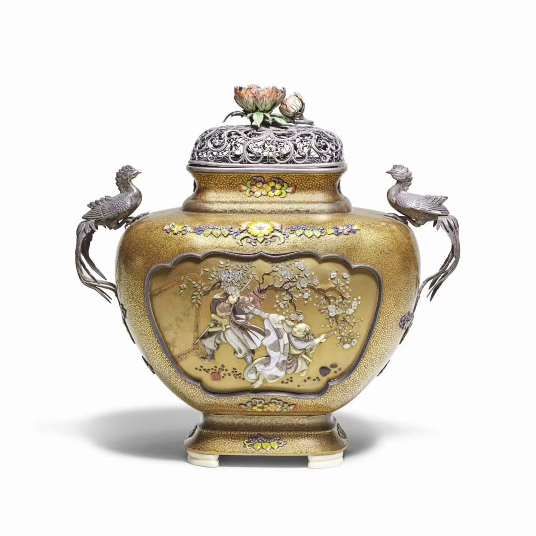 Exquisite Zhishan craft jars: Height 21.7 cm