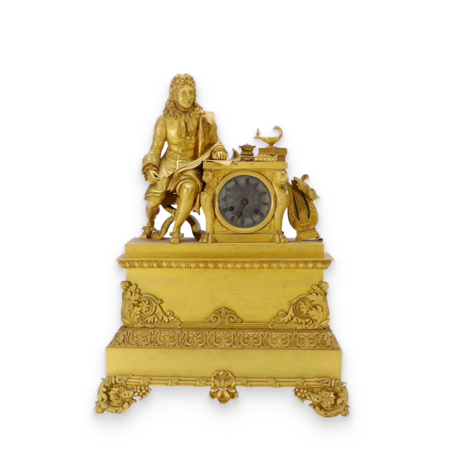 Gilded Copper figure tiampiece (1 of 2)