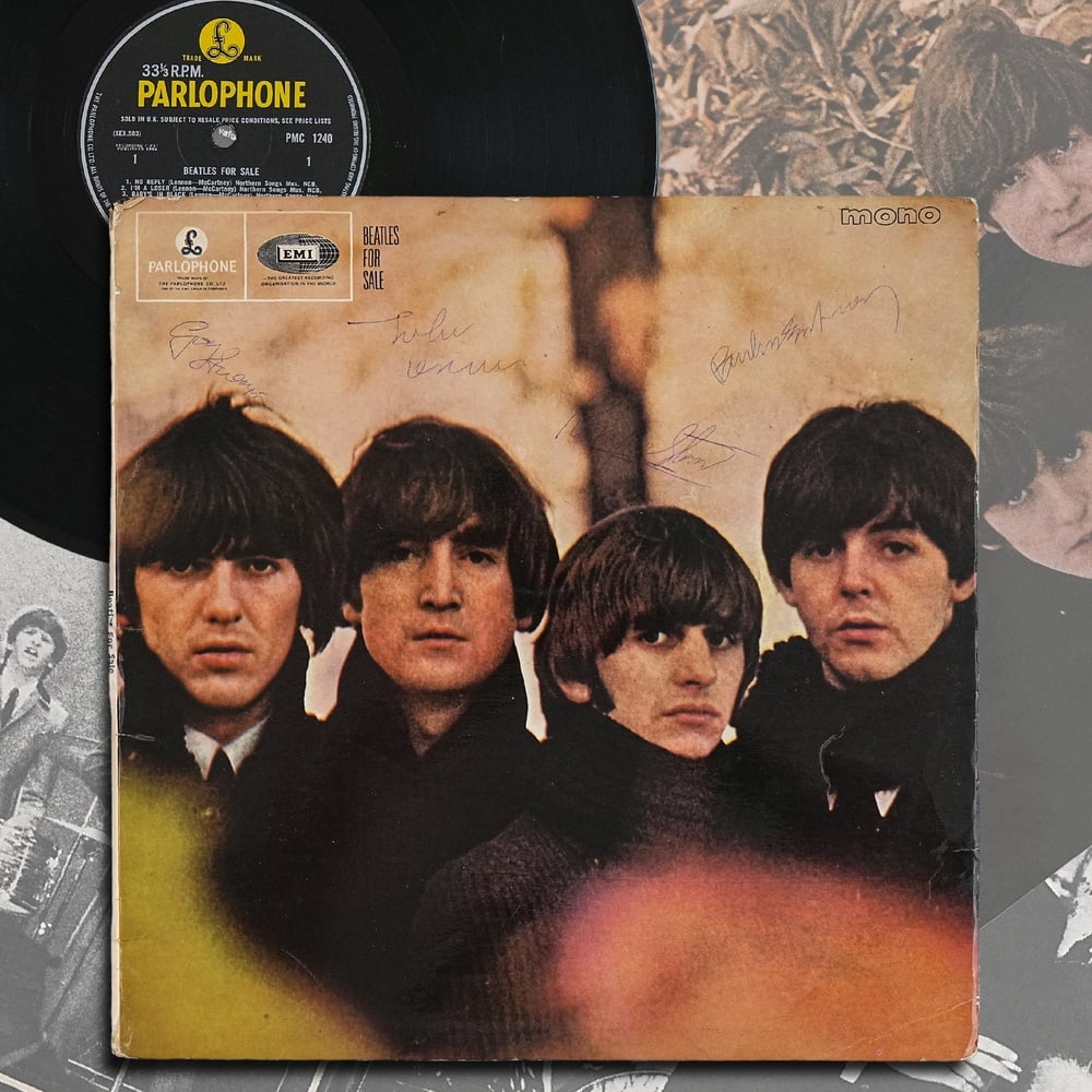 THE BEATLES FULLY SIGNED "BEATLES FOR SALE" UK FIRST PRESSING MONO LP (1 of 8)