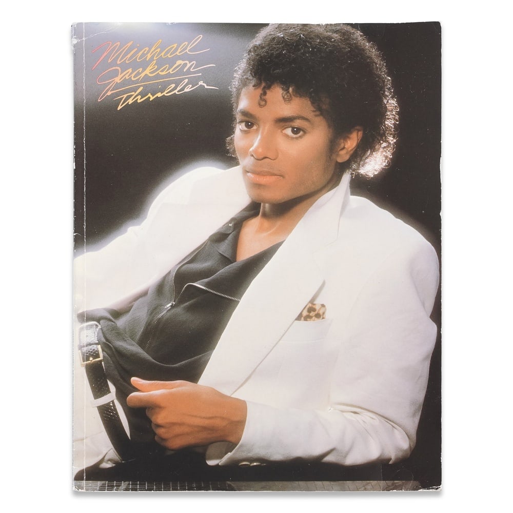 MICHAEL JACKSON SIGNED "THRILLER" SHEET MUSIC BOOK (1 of 4)