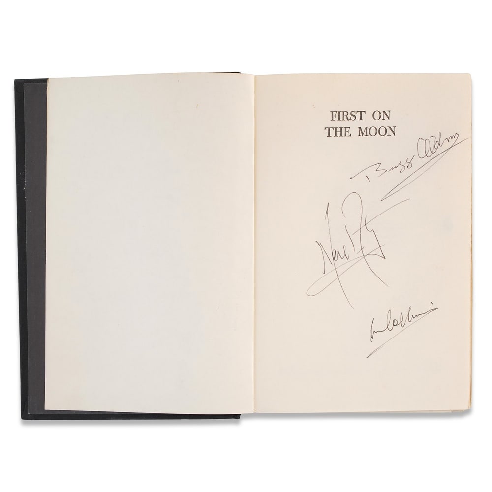 APOLLO 11 FULLY SIGNED "FIRST ON THE MOON" - 3