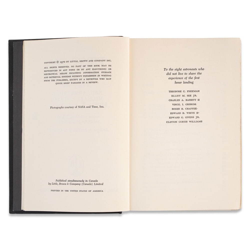 APOLLO 11 FULLY SIGNED "FIRST ON THE MOON" - 4