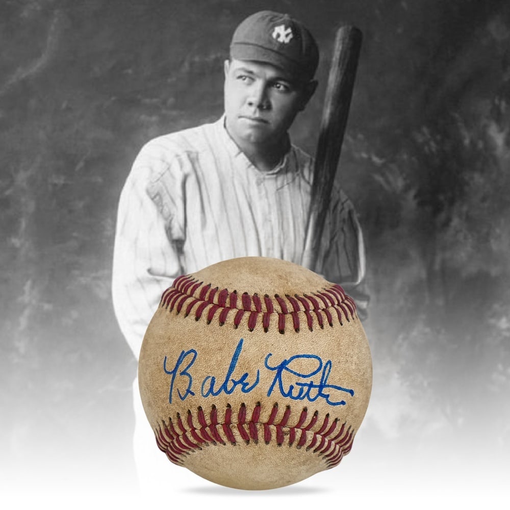 BABE RUTH SIGNED BASEBALL