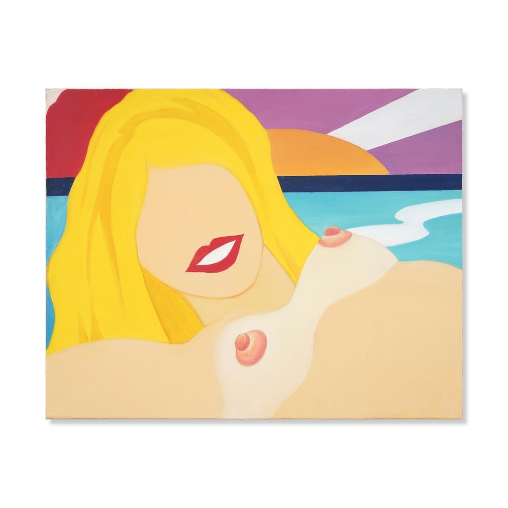 TOM WESSELMANN (1931-2004), OIL ON CANVAS: Signed (verso) Image Dimensions: 30 x 24 in (76.2 x 61 cm) This painting comes with COA. Few artists defined the imagery of postwar American Pop Art as decisively as Tom Wesselmann. Through his celebr