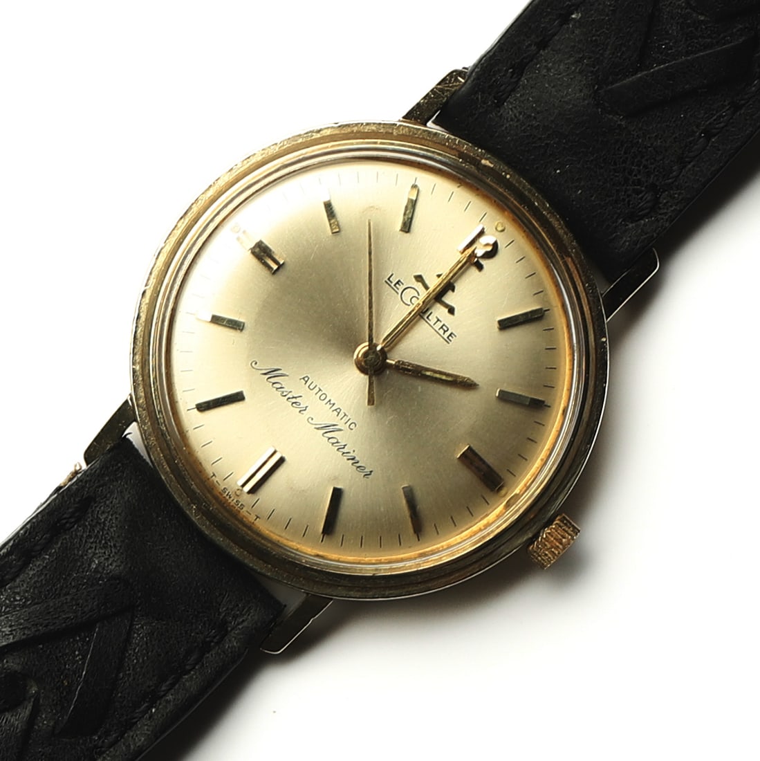 JAEGER-LECOULTRE MASTER MARINER AUTOMATIC 14K GOLD WRISTWATCH (1 of 6)