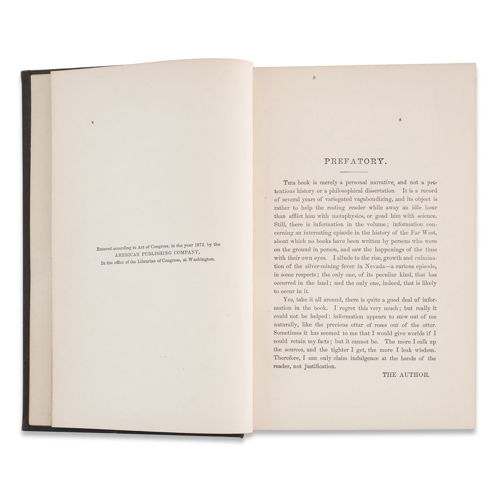 MARK TWAIN SIGNED "ROUGHING IT" - 4