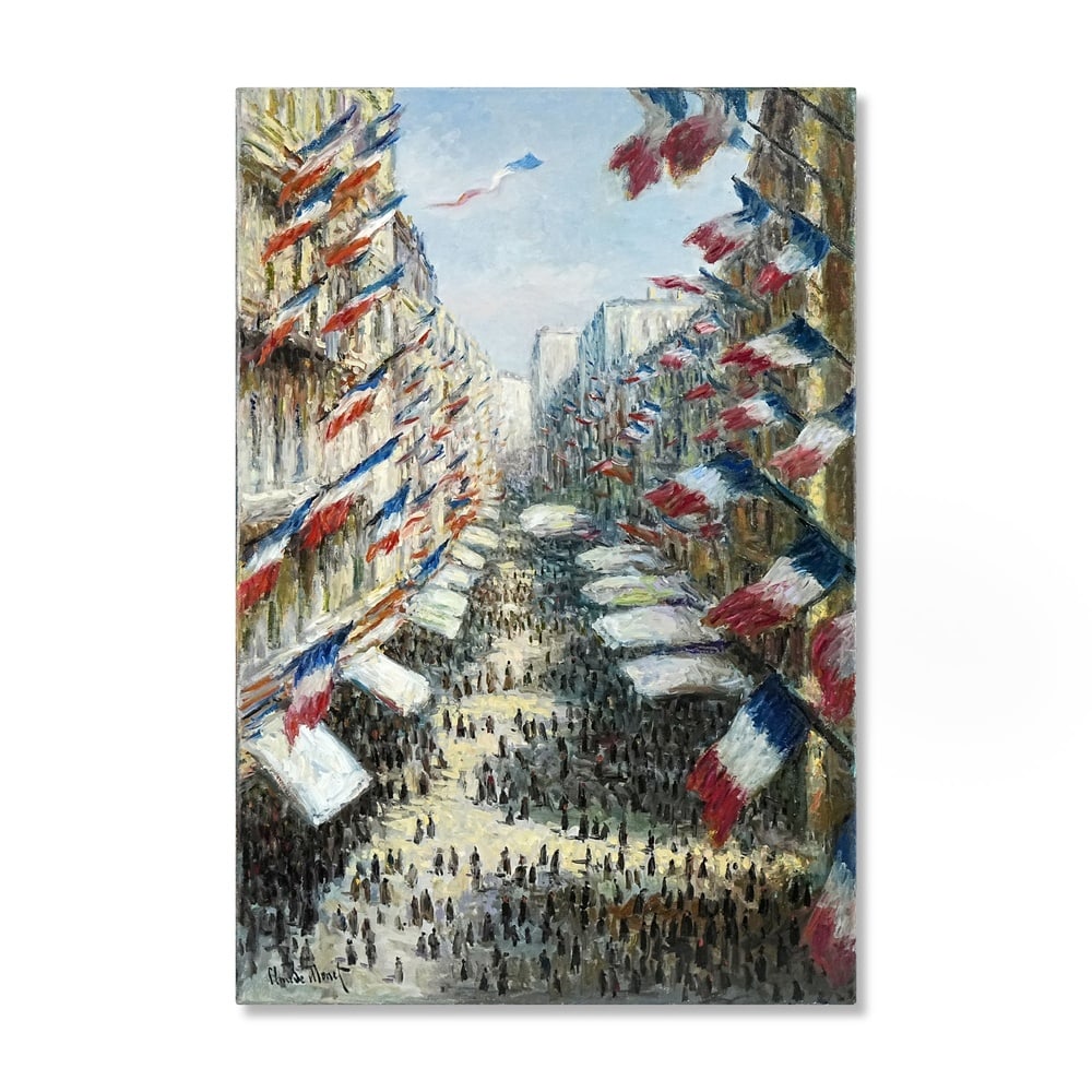 CLAUDE MONET (1840-1926), ATTRIBUTED TO, OIL ON CANVAS: Image Dimensions: 29 1/2 x 20 in (75 x 50.6 cm) This painting comes with COA. Claude Monet is universally regarded as the founder of Impressionism and one of the greatest landscape painters in the