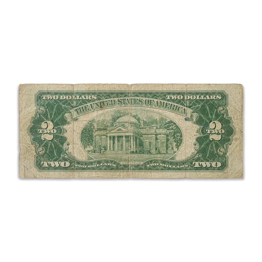 ALBERT EINSTEIN SIGNED SERIES 1953 U.S. TWO DOLLAR NOTE - 2