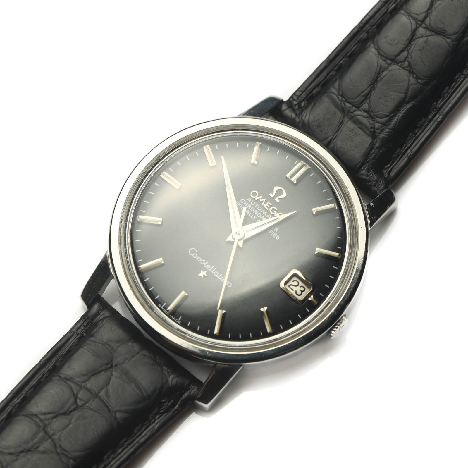 OMEGA CONSTELLATION CHRONOMETER AUTOMATIC STAINLESS STEEL WRISTWATCH (1 of 6)