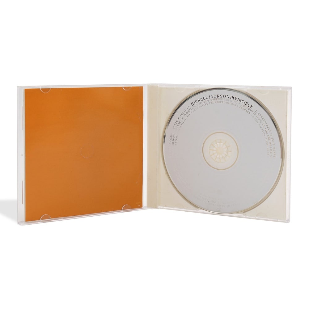 MICHAEL JACKSON SIGNED "INVINCIBLE" CD - 3