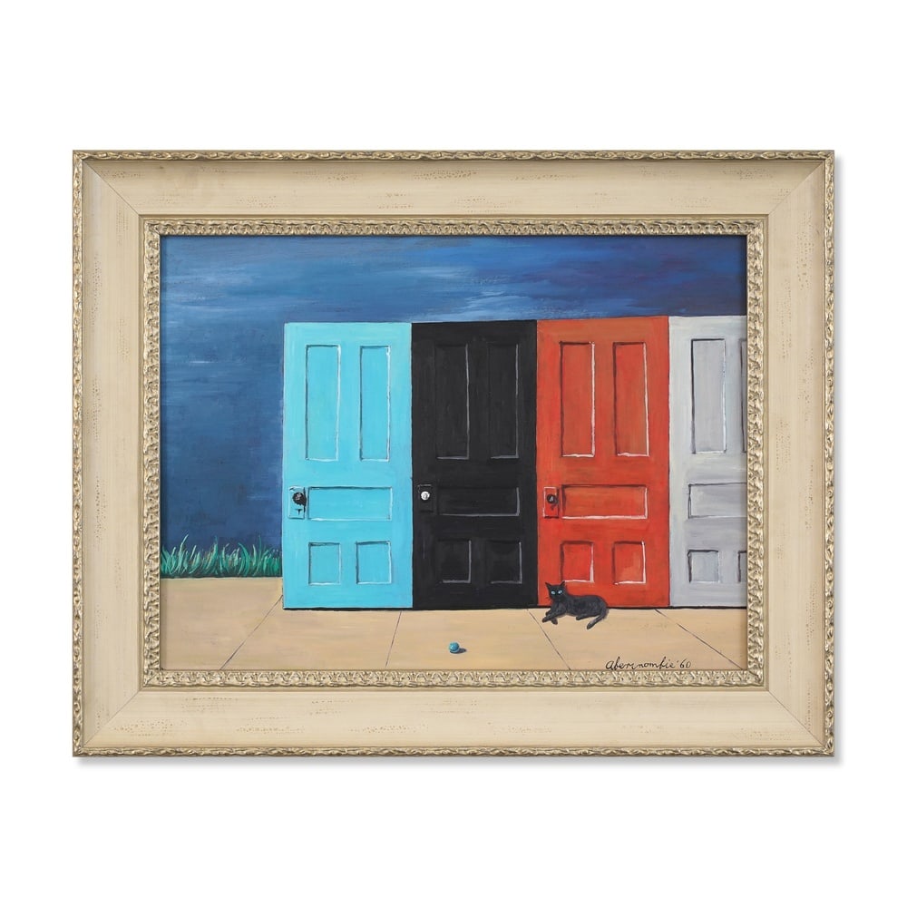 GERTRUDE ABERCROMBIE (1909-1977), ATTRIBUTED TO, OIL ON CANVAS: Signed (lower right) Image Dimensions: 18 1/8 x 24 1/8 in (46 x 61.3 cm) Framed Dimensions: 24 1/4 x 30 3/8 in (61.7 x 77 cm) This painting comes with COA. Signed (lower right) Image Dimensions: 18 1/