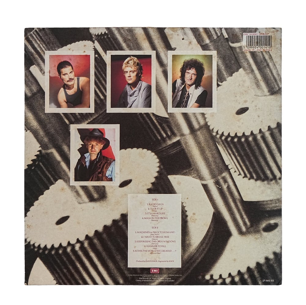 QUEEN FULLY SIGNED "THE WORKS" LP - 3