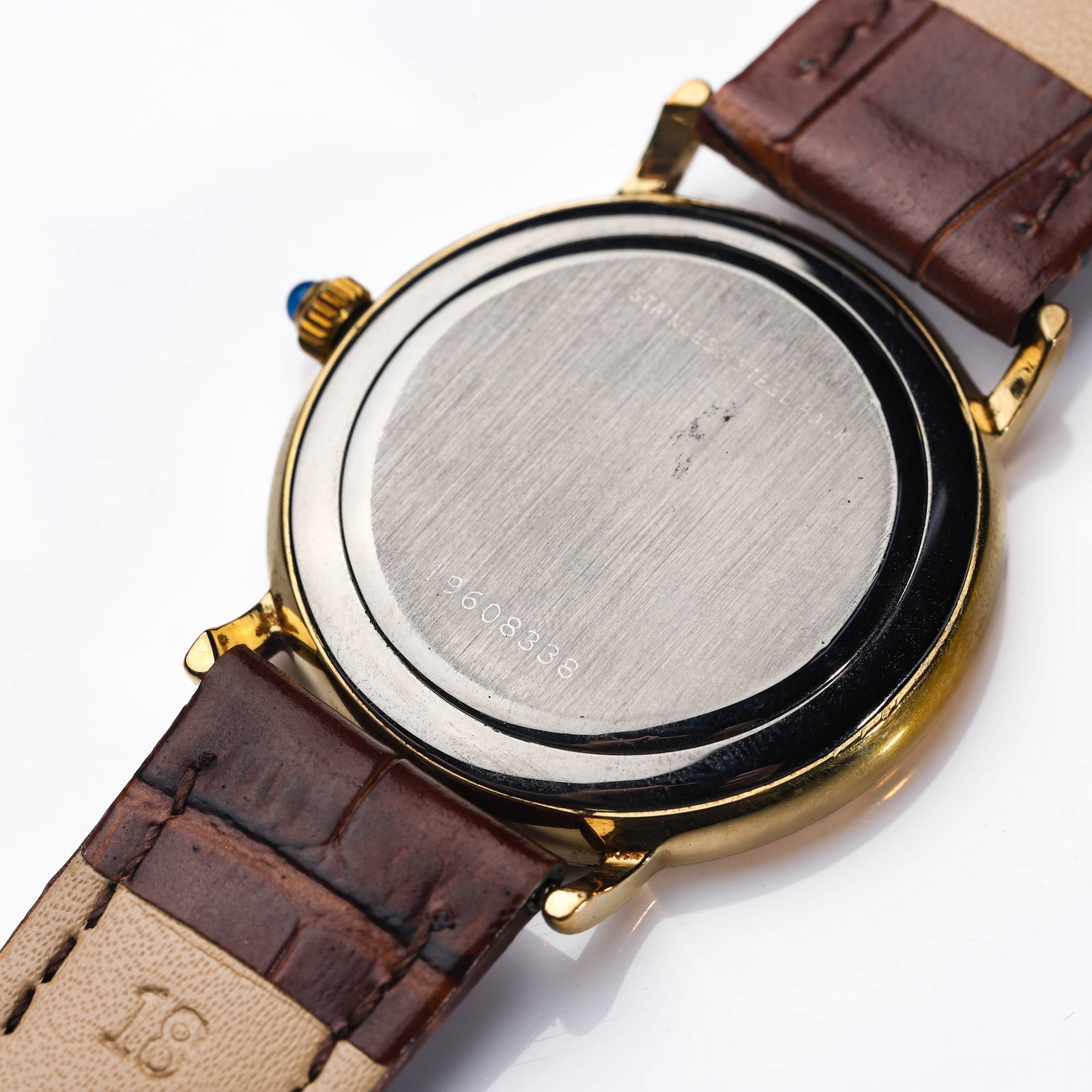 LONGINES GOLD-TONE AUTOMATIC DATE WRISTWATCH - 7