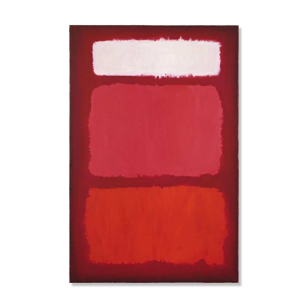 MARK ROTHKO (1903-1970), ATTRIBUTED TO, OIL ON CANVAS: Signed (verso) Image Dimensions: 38 3/4 x 25 in (98.4 x 63.5 cm) This painting comes with COA. Mark Rothko is universally regarded as one of the defining masters of Abstract Expressionism. Through his