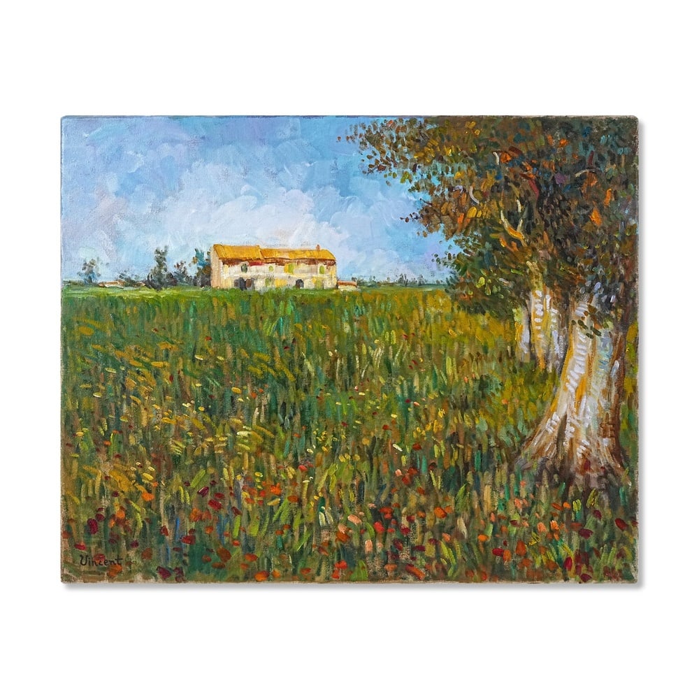 VINCENT VAN GOGH (1853-1890), ATTRIBUTED TO, OIL ON CANVAS: Signed (lower left) Image Dimensions: 25 3/4 x 32 in (65.4 x 81 cm) This painting comes with COA. Vincent van Gogh is universally regarded as one of the greatest painters in the history of Western art