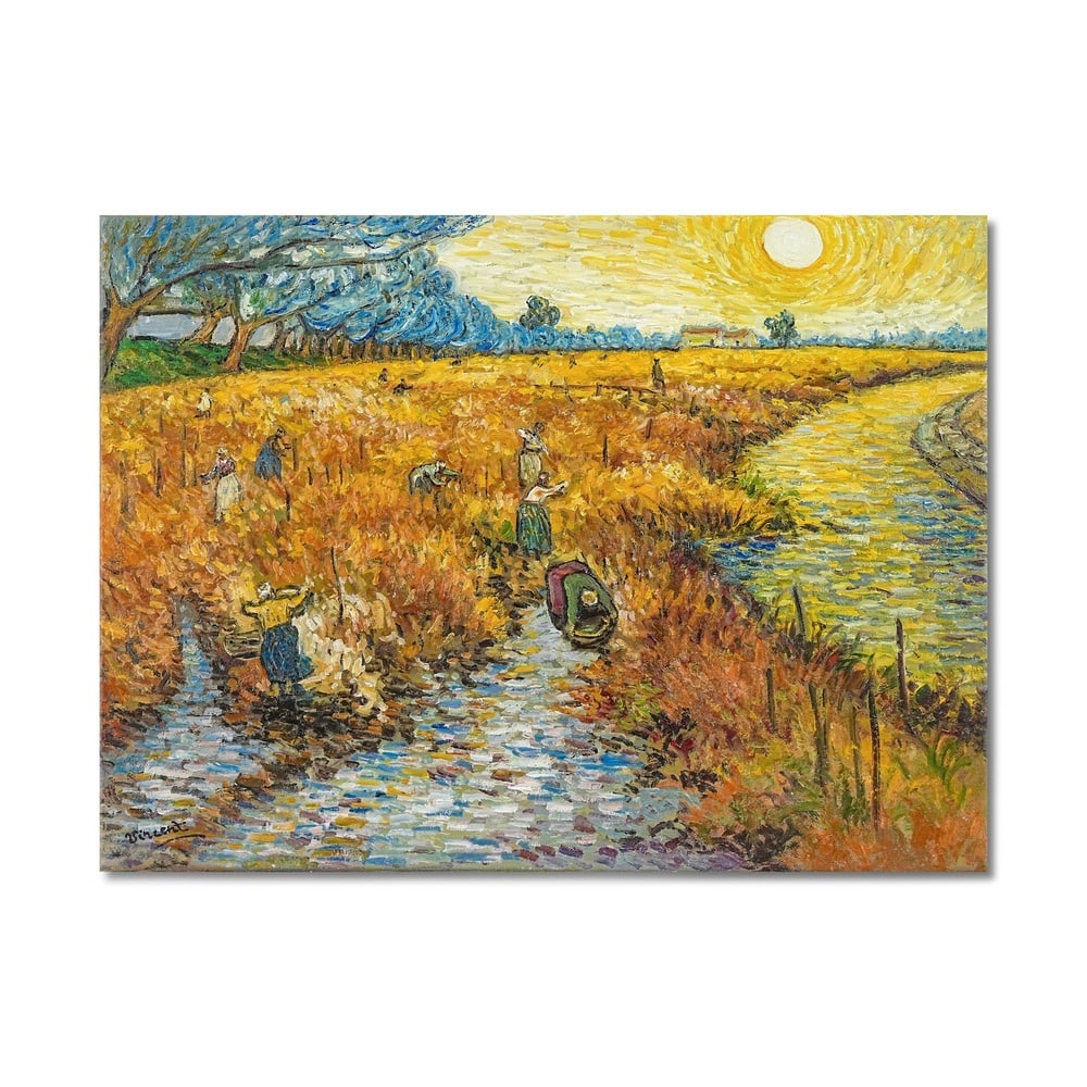 VINCENT VAN GOGH (1853-1890), ATTRIBUTED TO, OIL ON CANVAS: Signed (lower left) Image Dimensions: 21 1/4 x 28 3/4 in (54 x 73 cm) This painting comes with COA. Vincent van Gogh stands as one of the most influential figures in the history of modern art, a visio