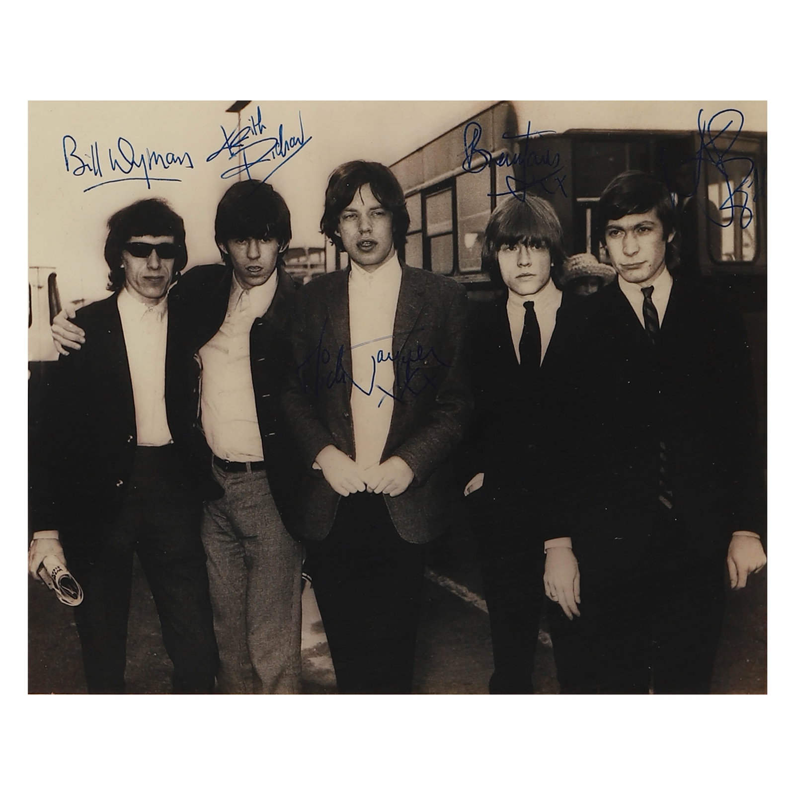 THE ROLLING STONES, SIGNED PHOTOGRAPH (1 of 3)