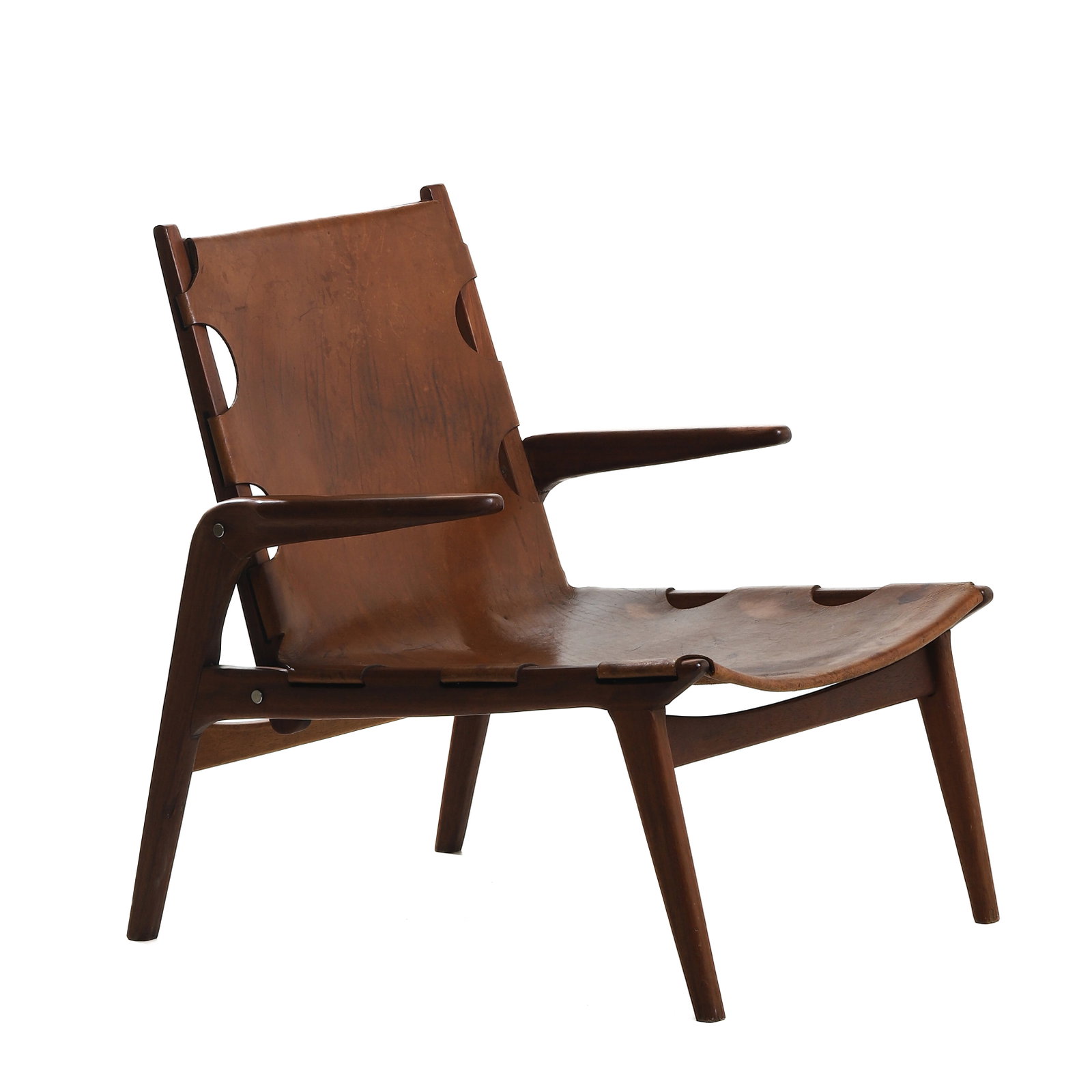 ANNA BUCKLEY "HUNTING" CHAIR, DENMARK, 1960s (1 of 6)