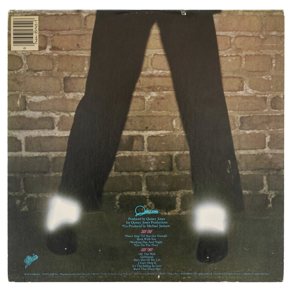 MICHAEL JACKSON SIGNED "OFF THE WALL" LP - 2