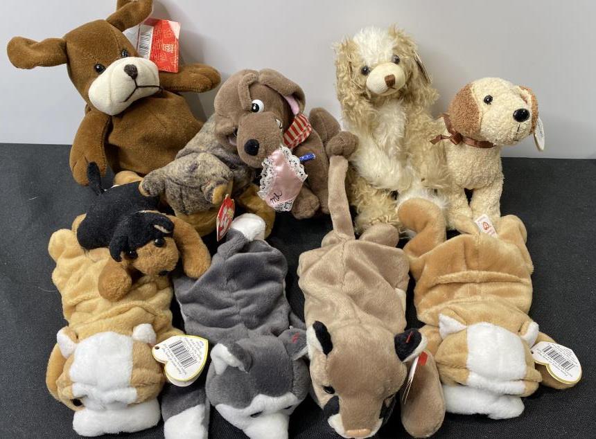 TY BEANIE BABY LOT DOGS ETC. 10 TOTAL TY BEANIE BABY (1 of 1)
