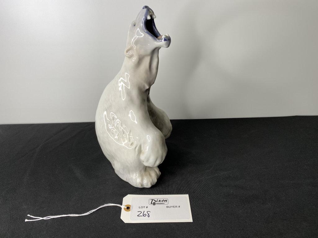 ROYAL COPENHAGEN 502 WHITE POLAR BEAR ROYAL COPENHAGEN: ROYAL COPENHAGEN 502 WHITE POLAR BEAR 12.5 X 6