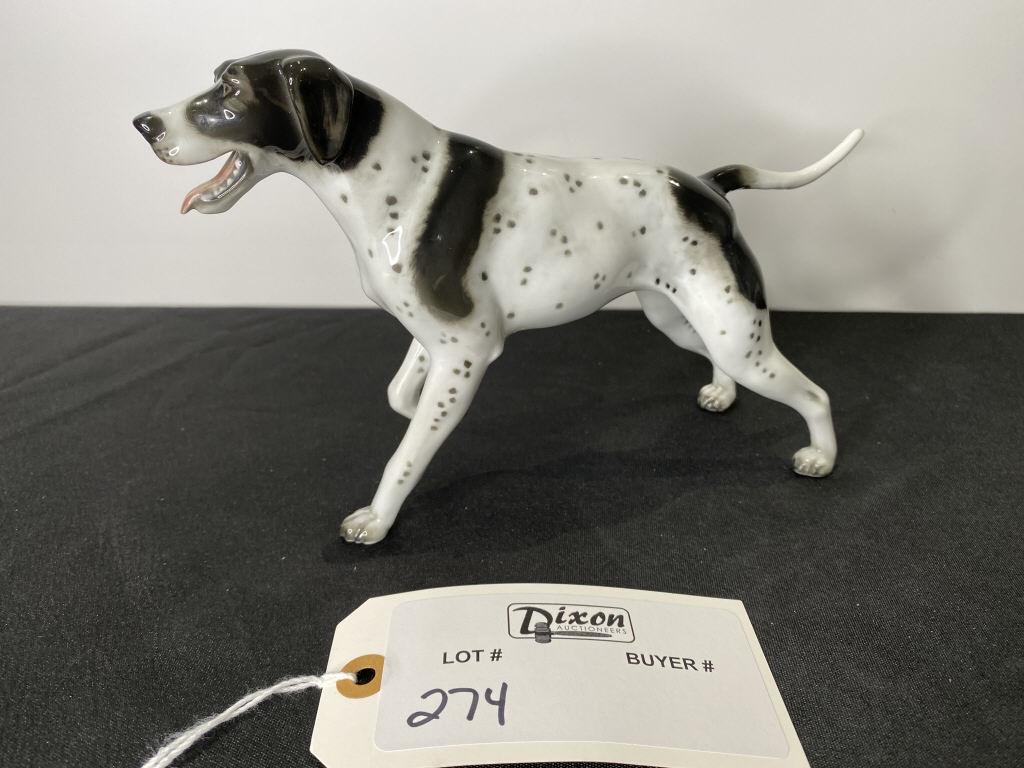 RARE ROSENTHAL HUNDEFIGUR POINTER DOG FIGURINE RARE (1 of 5)
