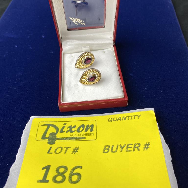 ERTE' CLAIRE DE LUNE EARRINGS # 6/1000: ERTE' SIGNATURE STERLING SILVER WITH BOX