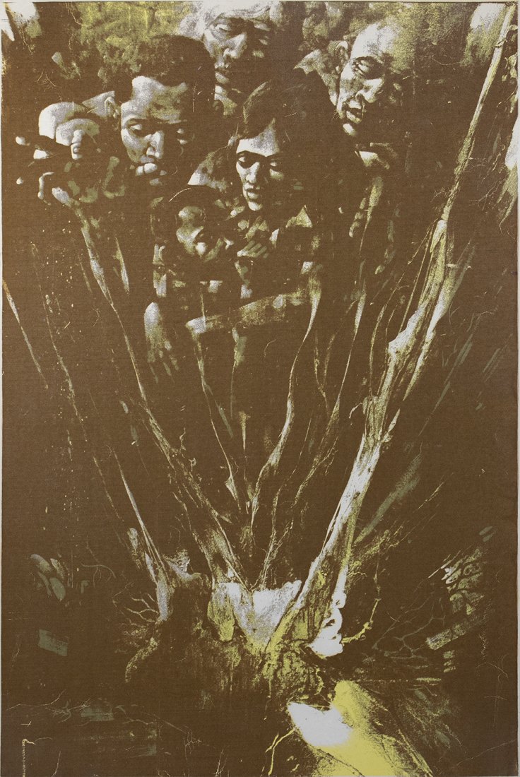 Raymond Howell, 1927-2002, The Brown Painting: Raymond Howell1927-2002The Brown Paintingc. 1969color screenprint31 x 20.25 inchessigned and numbered 200Provenance: The estate of artist Evangeline J. Montgomery.The Brown Pai