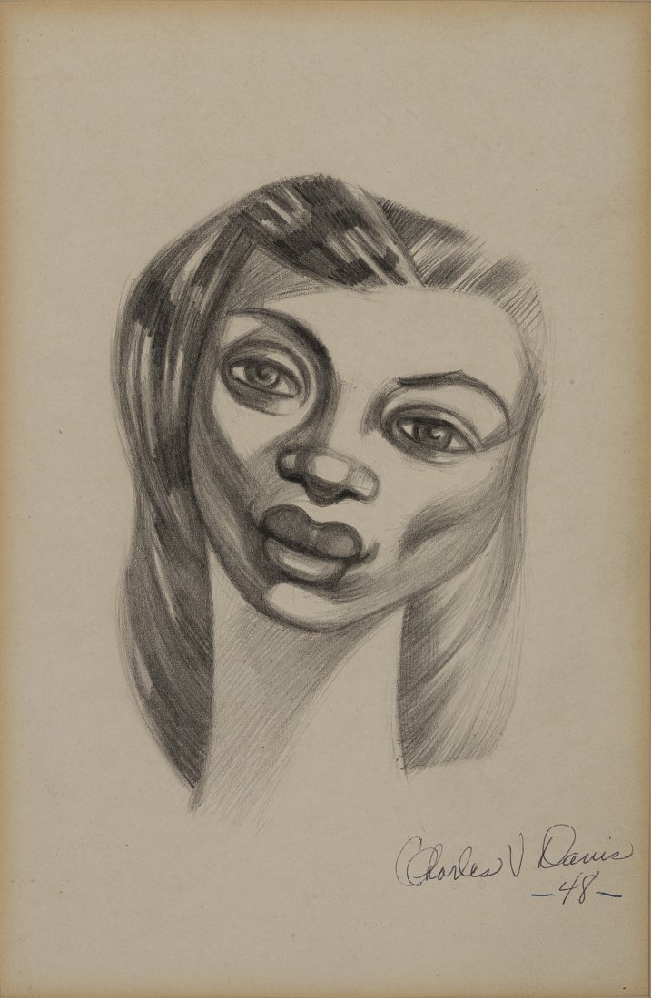 Charles Davis (1912-1967) - Portrait of a Woman (1 of 1)