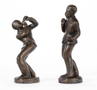 Augusta Savage, 1892-1962, Lot of two sculptures