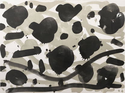 Stanley Whitney, b. 1946, Untitled: Stanley Whitney b. 1946 Untitled 1985 lithograph on paper signed and dated in pencil lower right numbered 7/15 in pencil lower left 22.5 x 30 inches, 25.25 x 32.75 inches (as framed) Collection of