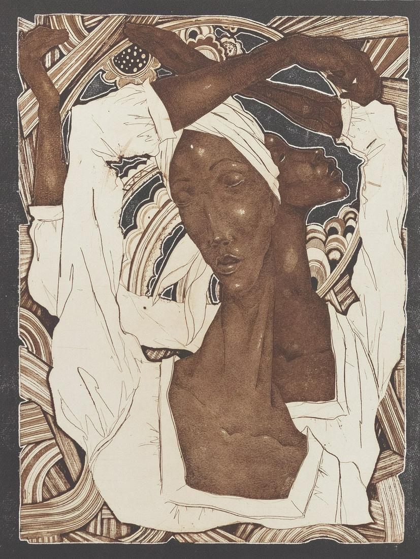 Eldzier Cortor, 1916-2015, Dance (Dance Composition No. (1 of 1)