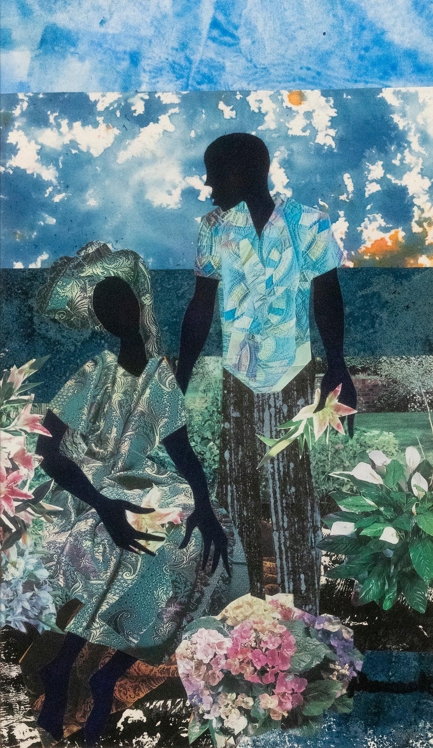 James Denmark, b. 1936, untitled, Two Figures with (1 of 1)