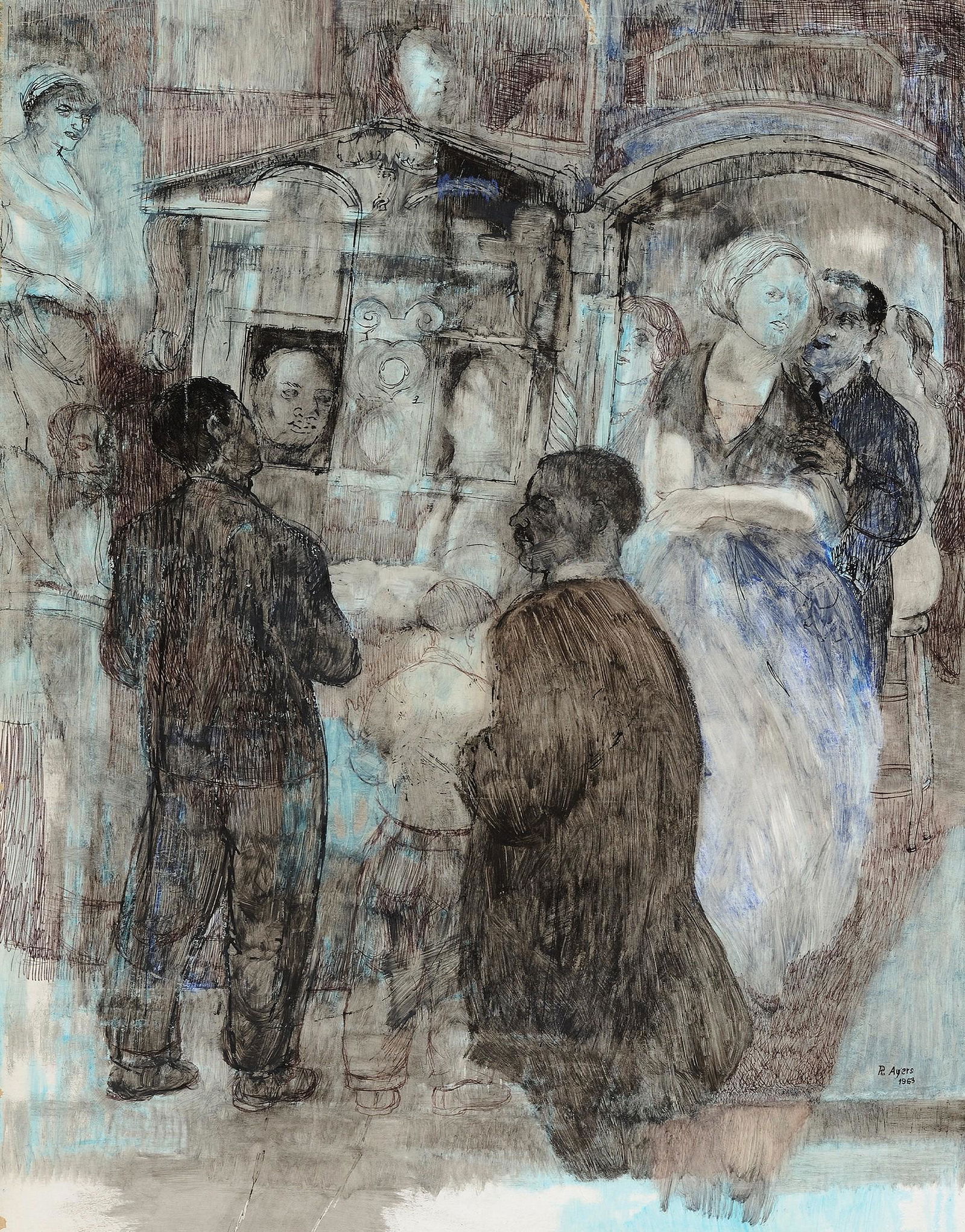 Roland Ayers, b. 1932, Persistent Rumors (1 of 3)