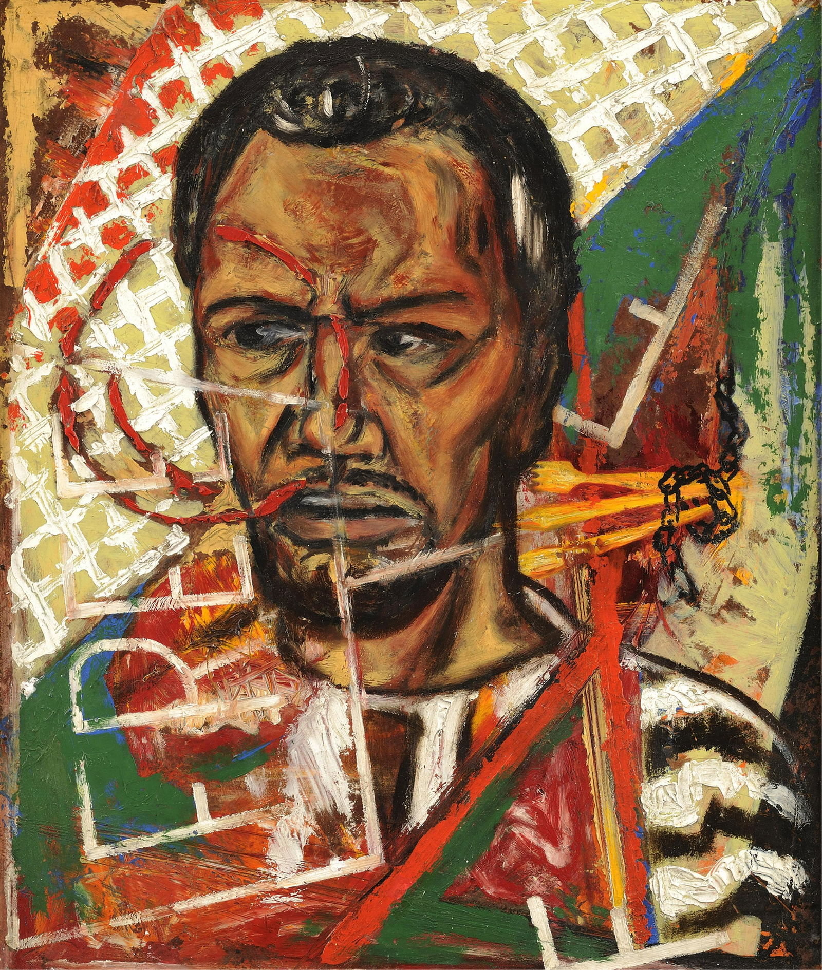 Robert Edmund Lee Jones, b. 1913, Free: Robert Edmund Lee Jonesb. 1913Free1957oil on board24 x 30 inches