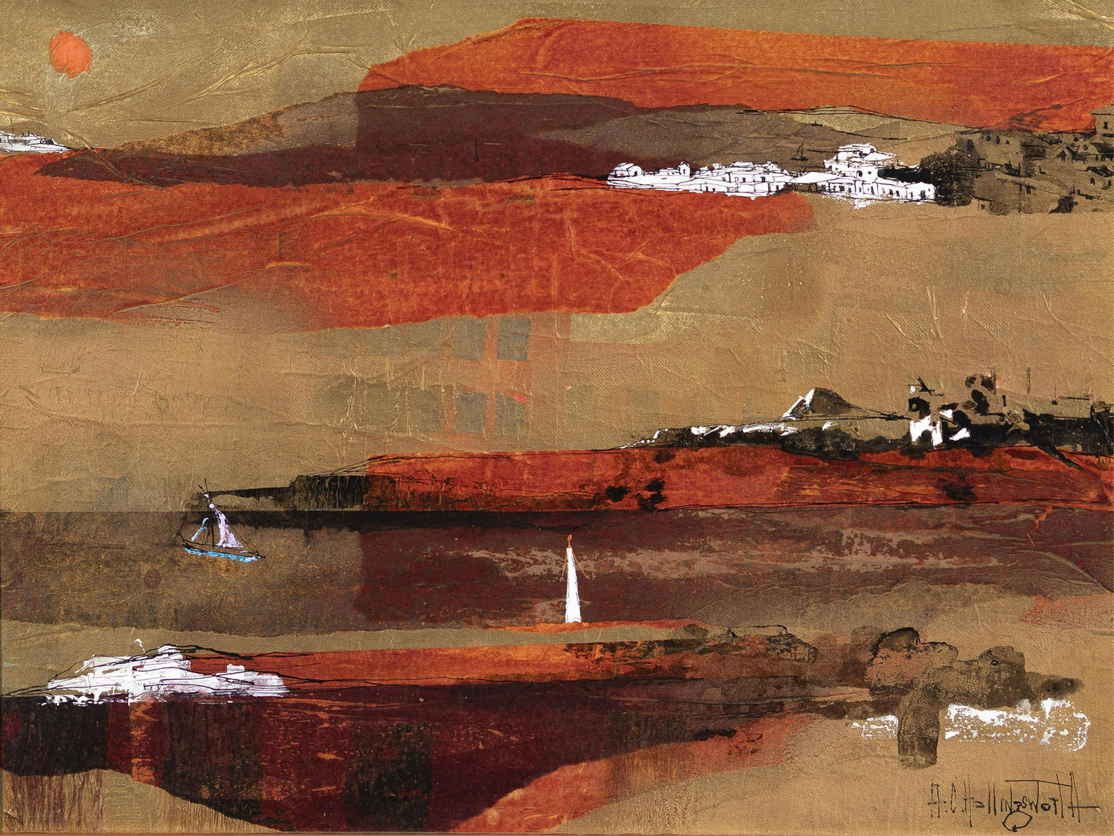 Alvin Carl Hollingsworth, 1928-2000, Expansive City and (1 of 2)