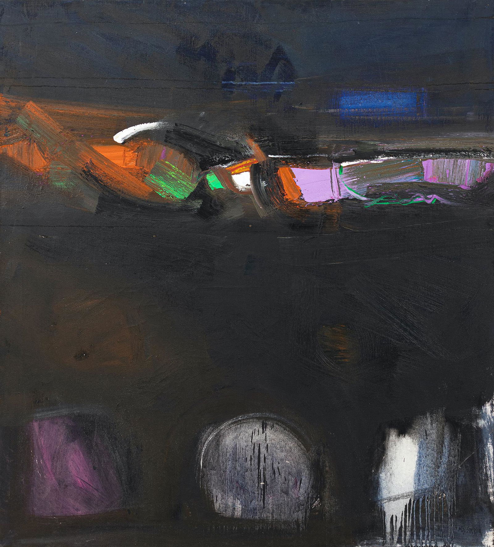 Merton Simpson, 1928-2013, Untitled (Abstract) (1 of 1)