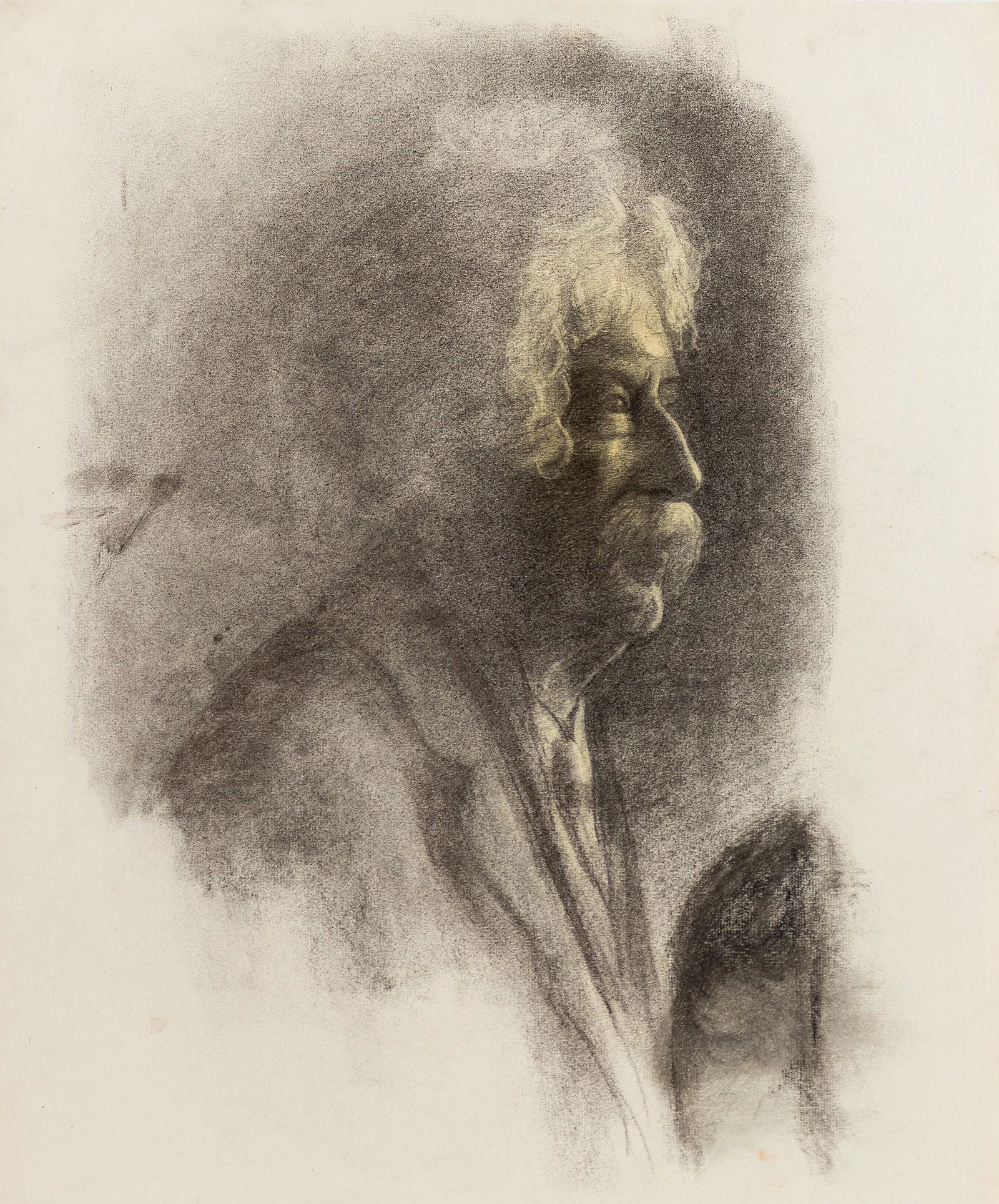 William H. Johnson, 1901-1970, Portrait of a Man (1 of 1)