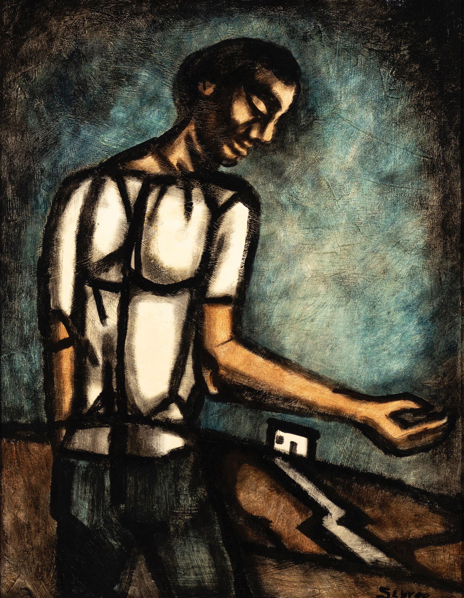 Charles Sebree, 1914-1985, The Toiler (1 of 2)