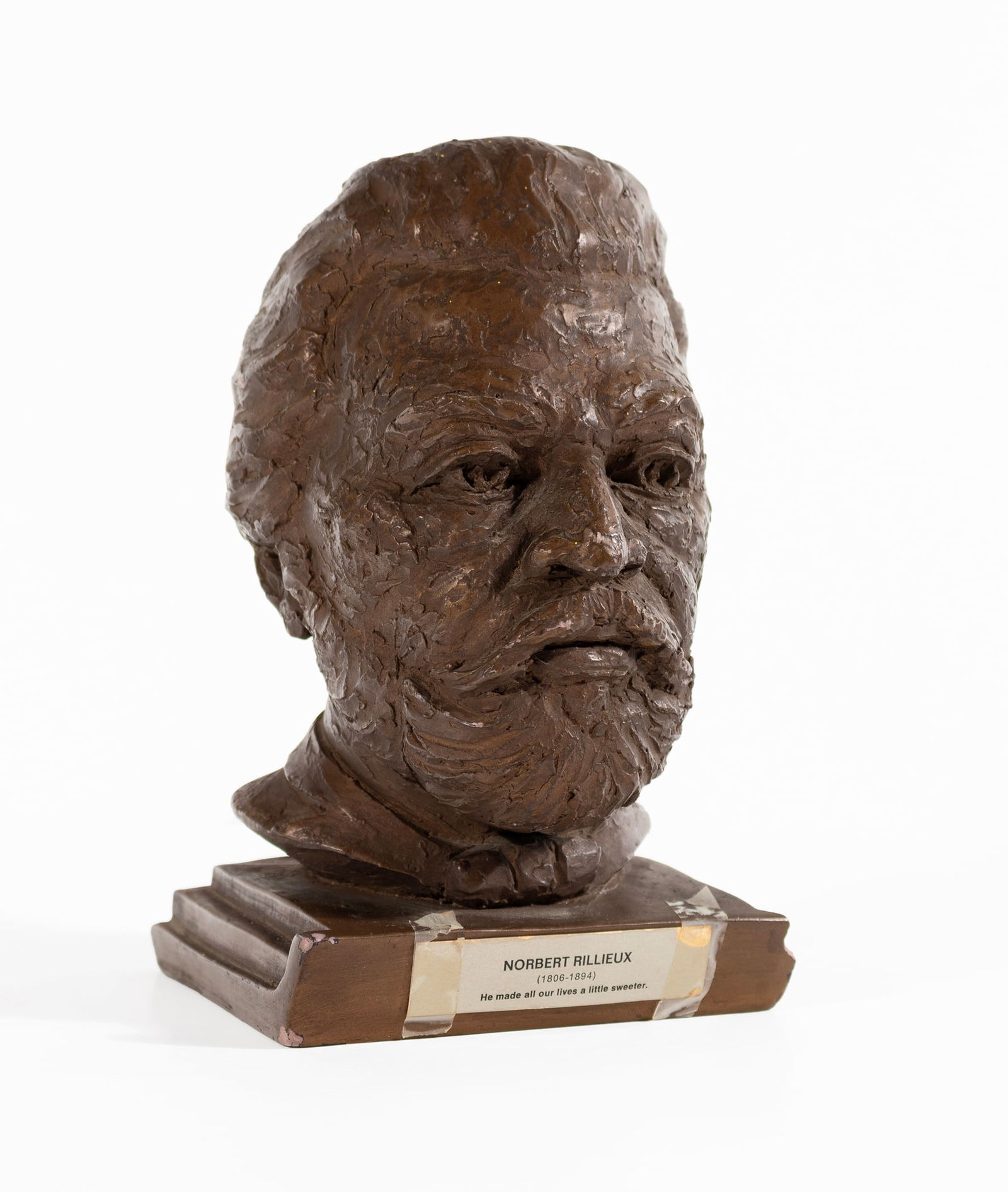 Inge Hardison, 1914-2016, Portrait Bust of Norbert Rillieux (1 of 4)