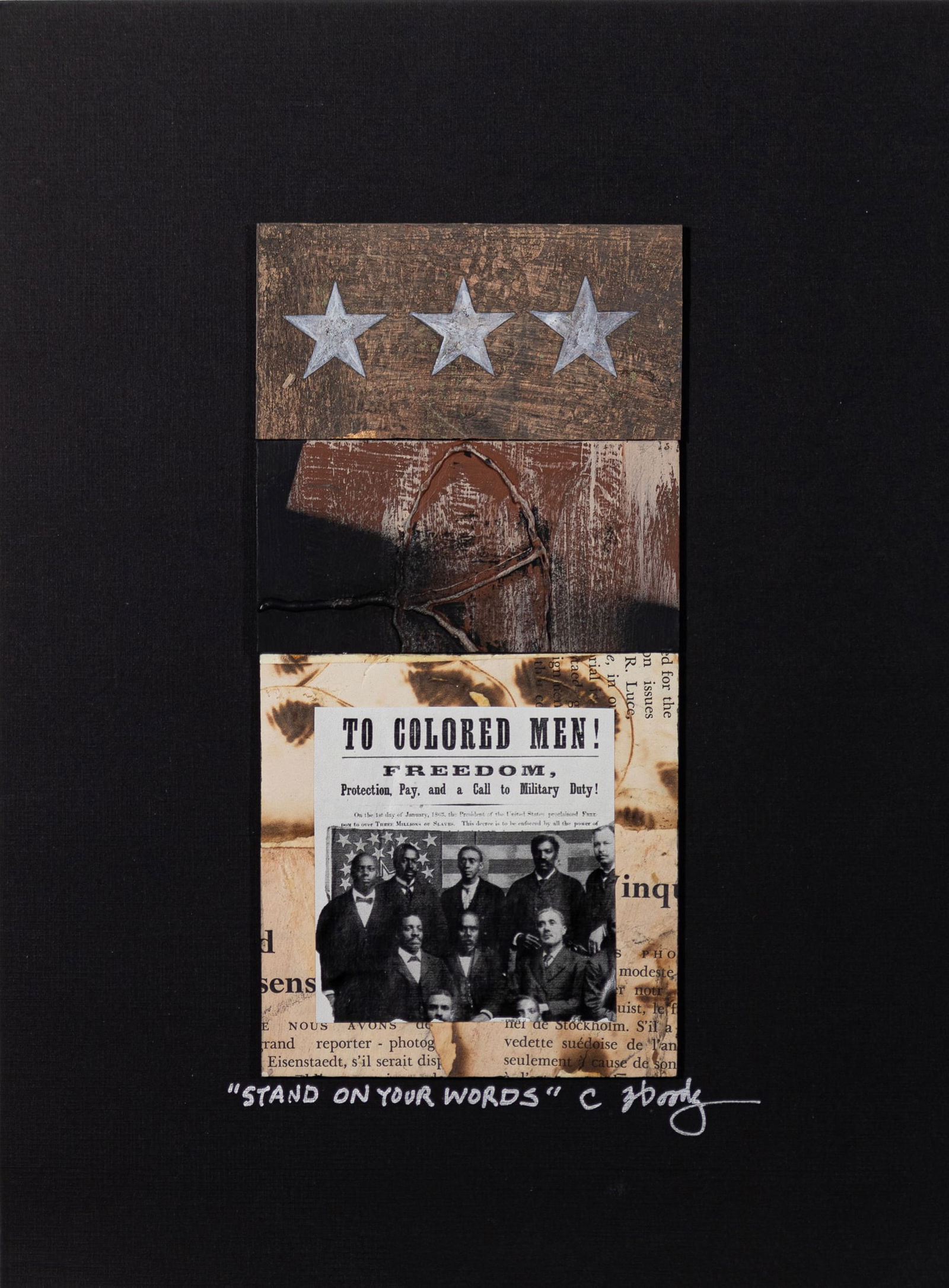 Curtis Woody, b. 1949, lot of two works (1 of 2)