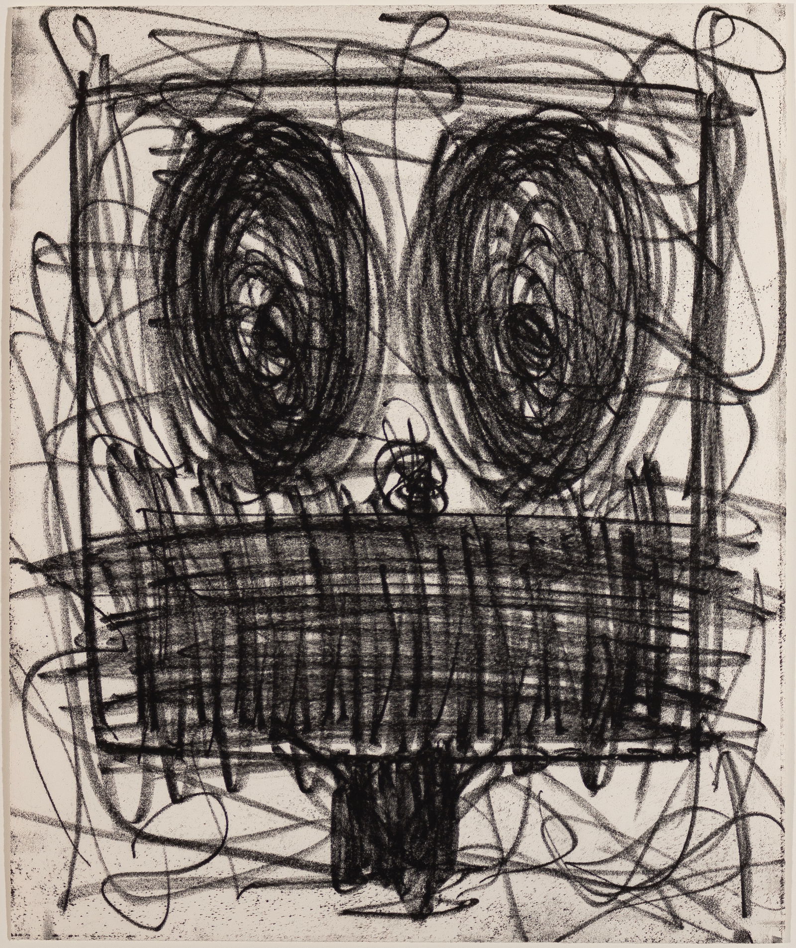 Rashid Johnson, b. 1977, Untitled (Anxious Man): Rashid Johnsonb. 1977Untitled (Anxious Man)2018etching on Somerset paper23-3/4 x 19-3/4 inchessigned, dated, and numbered 35/35 in pencil verso