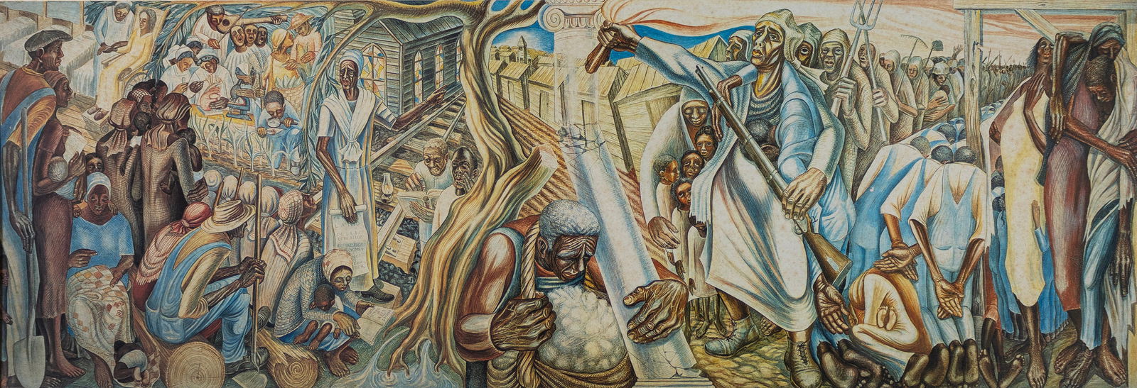 John Biggers, 1924-2001, CONTRIBUTION OF NEGRO WOMEN IN AMERICAN LIFE AND EDUCATION (1 of 1)