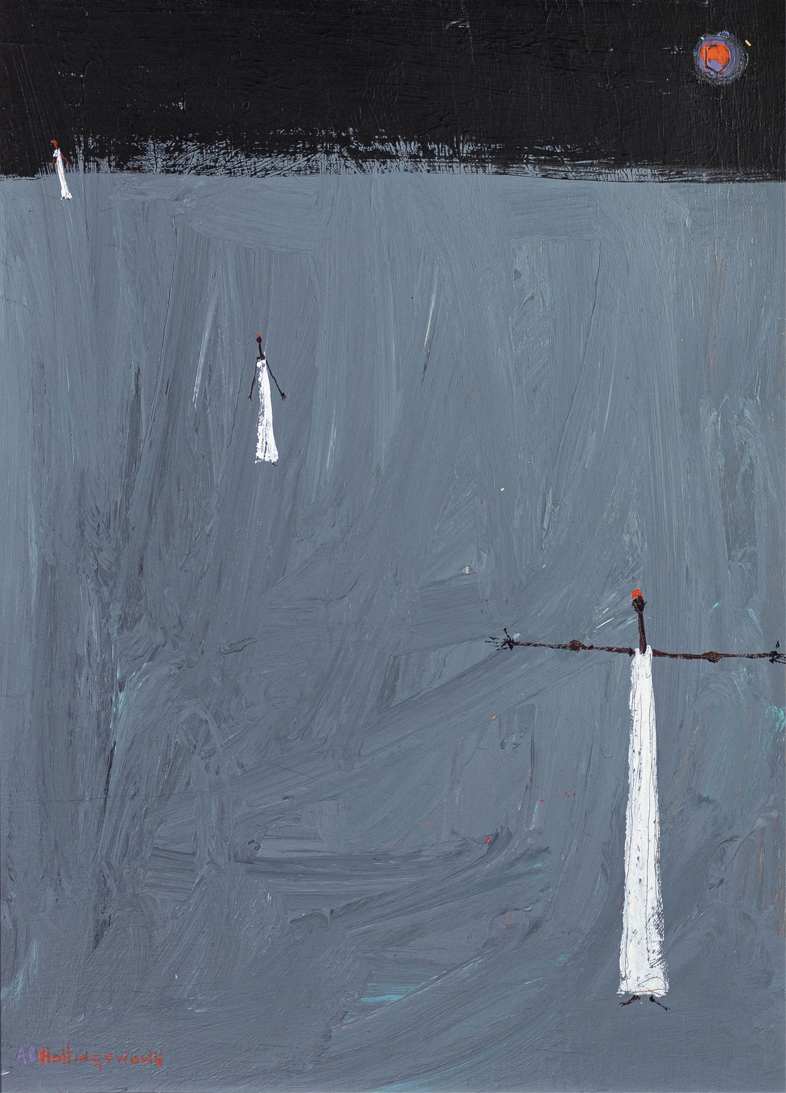 Alvin Hollingsworth, 1928-2000, untitled, Three Figures (1 of 2)