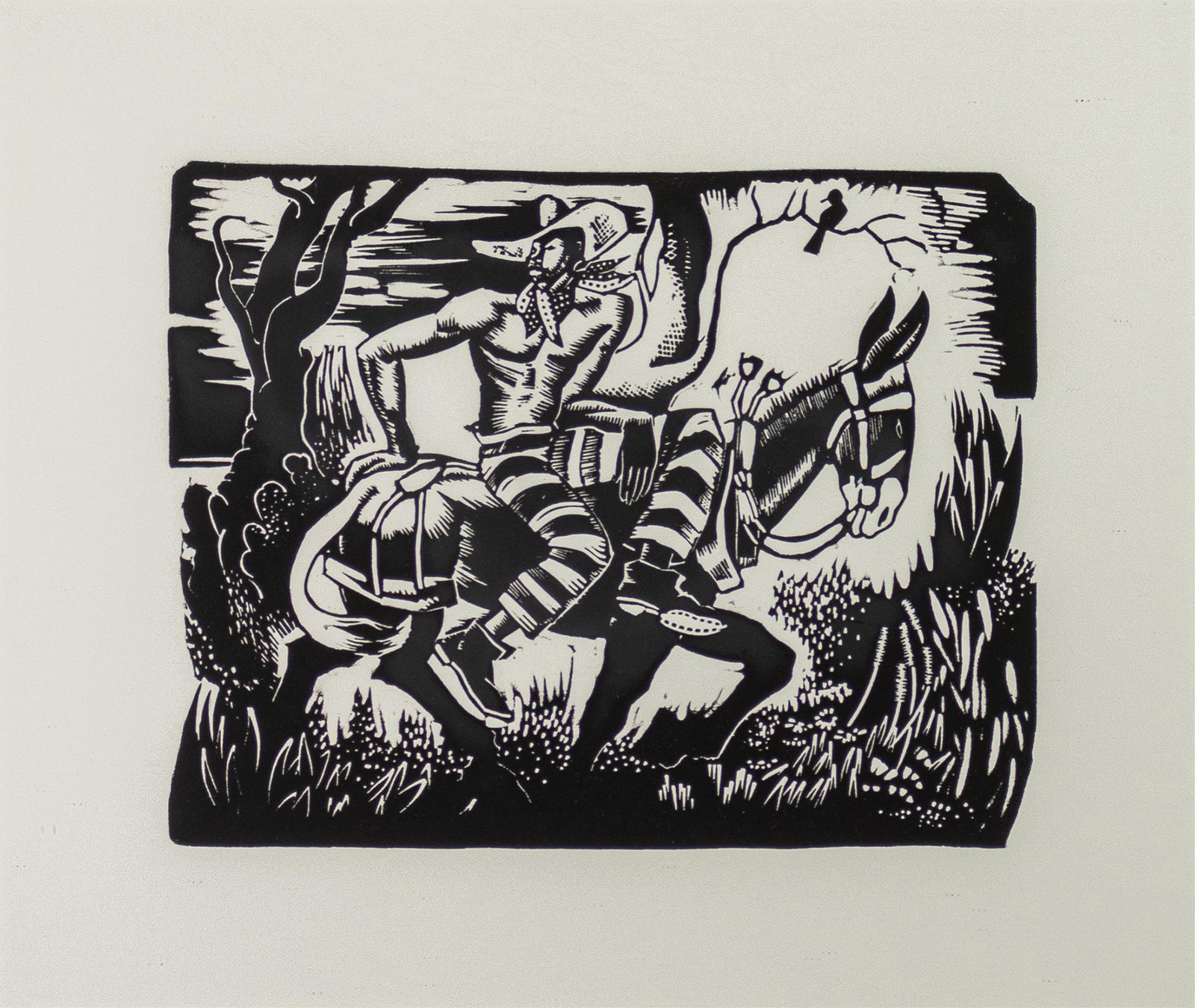 Hale Woodruff, 1900-1980, Trusty on a Mule, Selections from the Atlanta Period (1 of 3)